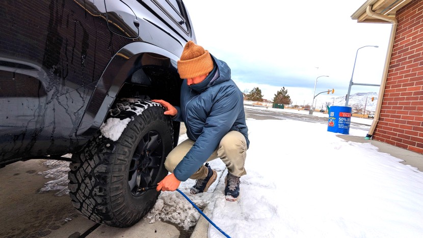 we rotate through each jacket for months at a time, paying attention...