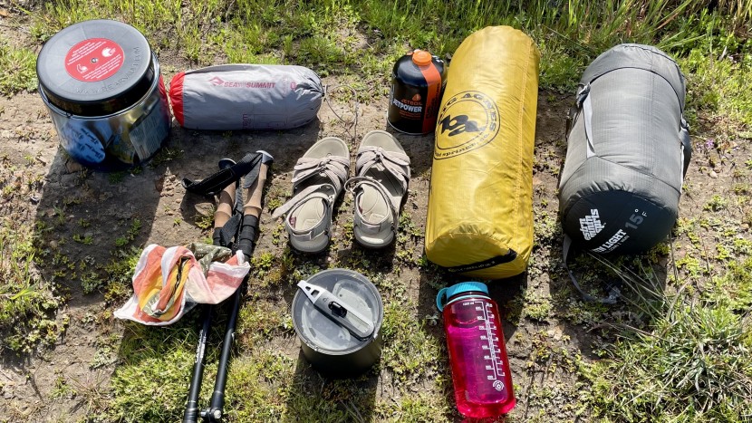 the pounds add up quick when you're carrying everything on your...