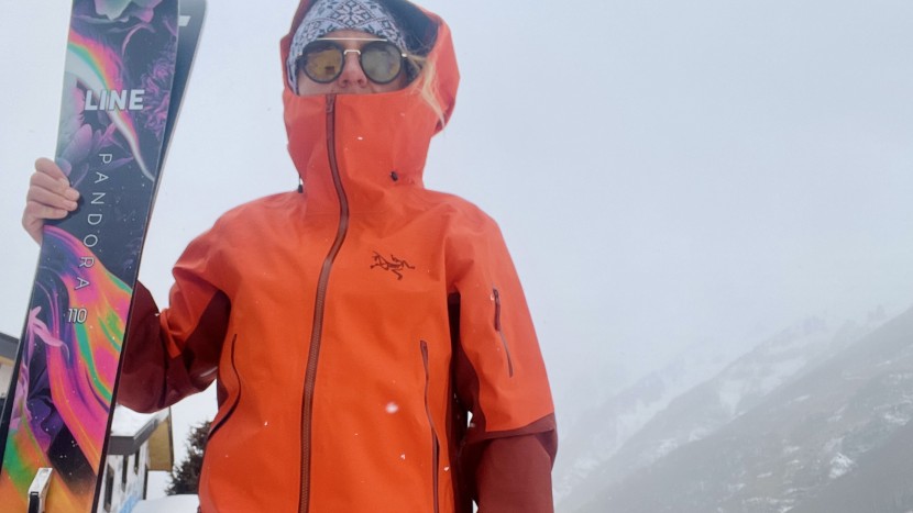 sealing out the elements with the storm hood of the sentinel.