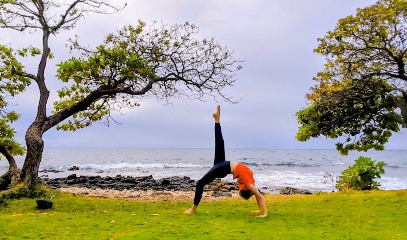 we took our practice from the mountains to the beach, and these...